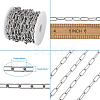 304 Stainless Steel Paperclip Chains YS-TAC0003-02P-11