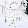 6 Colors 2-Hole Glass Seed Beads SEED-NB0001-26-5