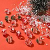 Christmas Transparent Glass Enamel Beads GLAA-YW0005-06A-01-5