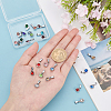 Zinc Alloy Rhinestone Pendants ALRI-PH0001-17-RS-3