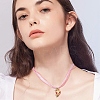 50Pcs 5 Colors Waxed Cord and Organza Ribbon Necklace Making NCOR-YW0001-02-7