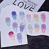 Luminous Ocean Transparent Resin Cabochons CRES-L045-02E-1
