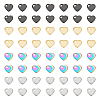 80Pcs 4 Style 201 & 304 Stainless Steel Charms STAS-UN0053-28-1