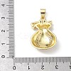 Micro Pave Clear Cubic Zirconia Pendants KK-L253-13G-06-3