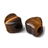 Natural Tiger Eye European Beads G-C269-01J-2