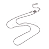 Non-Tarnish 201 Stainless Steel Boston Link Chain Necklace for Men Women LS-NJEW-P268-A31-1X5-1