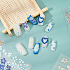 5Pcs 5 Styles PVC Nail Art Stickers Decals MRMJ-FH0001-51-5
