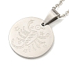 Non-Tarnish Constellation Pendant Necklaces LS-NJEW-S422-04P-08-2