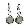 Gemstone/White Shell Pendants G-F777-05P-2