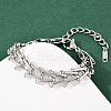 304 Stainless Steel Link Chain Bracelets for Women LS-BJEW-C113-01P-3