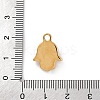 304 Stainless Steel Rhinestone Pendants STAS-M110-32G-3