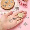 100Pcs 10 Styles Tibetan Style Alloy Pendants TIBEP-CJ0002-87-4