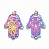 Ion Plating(IP) 201 Stainless Steel Pendants STAS-R114-030-2