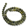 Natural Chinese Jade/Southern Jade Beads Strands G-P626-6mm-01-3