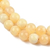 Natural Yellow Calcite Beads Strands G-C251-A01-12mm-4