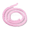 Baking Paint Imitation Jade Glass Bead Strands X-DGLA-A034-J4MM-A26-2