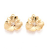 Brass Micro Pave Cubic Zirconia Pendants KK-N263-11G-1