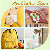 Glass & Acrylic Pendant Decorations HJEW-YW00052-01-6