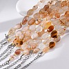 Natural Cherry Blossom Agate Beaded Bracelets for Women G-P563-07P-15-3