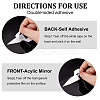 3D Plastic Self-Adhesive Man & Woman Pattern Mirror WC Sign DIY-WH0308-145C-4