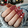 Stainless Steel DIY Nail Art Templates MRMJ-WH0098-044-6