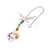Alloy Butterfly Hanging Ornaments HJEW-C011-02P-2