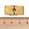 Ion Plating(IP) 201 Stainless Steel Watch Band Clasps STAS-C006-1-02G-3