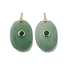Natural Green Aventurine Pendants GG-CBA7610-06G-04-1