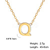 201 Stainless Steel Initial Pendant Necklaces FS-WG78A3B-17-1