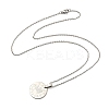 Non-Tarnish Constellation Pendant Necklaces NJEW-S422-04P-05-3