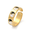 304 Stainless Steel Adjustable Cuff Rings RJEW-Q015-01G-C-2