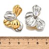 304 Stainless Steel Two-tone Stud Earrings for Women EJEW-R023-01GP-07-5