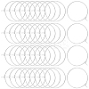 100Pcs 316 Surgical Stainless Steel Wine Glass Charms Rings STAS-BBC0005-97B-1