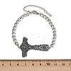 304 Stainless Steel Enamel Link Bracelets LS-BJEW-P356-01A-P-5