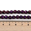 Electroplated Synthetic Non-magnetic Hematite Beads Strands G-H072-B01-01F-4