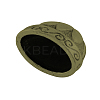 Tibetan Style Alloy Bead Cones TIBE-00748-AB-FF-2