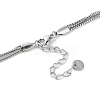 Non-Tarnish 304 Stainless Steel Box Chain Necklaces NJEW-M213-02P-3