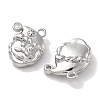 Brass Micro Pave Cubic Zirconia Pendants KK-M102-11P-2