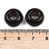 Natural Silver Obsidian European Beads G-G740-14x8mm-44-3