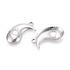 304 Stainless Steel Pendants STAS-T065-10P-2