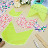 3Pcs Acrylic Multifunction Rulers DIY-WH0349-411-4