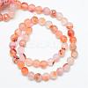 Natural Carnelian Bead Strands G-R346-4mm-25-2