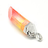 Natural Quartz Crystal Pointed Pendants G-S265-05C-2