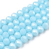 Electroplate Glass Beads Strands EGLA-A044-P2mm-A06-1