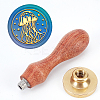 Wax Seal Stamp Set AJEW-WH0208-1162-3