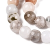 Dyed Natural White Jade Beads Strands G-T138-D27-3