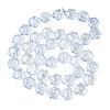 Electroplate Glass Beads Strands EGLA-N008-018-C01-2