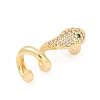 Brass Micro Pave Cubic Zirconia Pendants KK-P302-09G-2