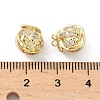 Brass Micro Pave Cubic Zirconia Pendants KK-L260-22G-3