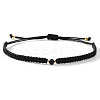 Natural Obsidian Round Link Bracelets LS-KB3682-1-1